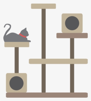 Sellwood Pet Supply Cat Adoption - Cat Tree Clipart #275798