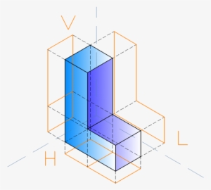 Isometric Projections Of An L Shape - Isometric View In L #276026