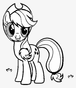 Applejack Of My Little Pony Coloring Page - My Little Pony Kolorowanki #276506