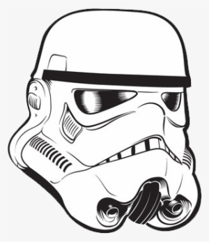 storm trooper helmet sketch