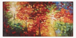 Bright Foliage Canvas Wall Art #277259