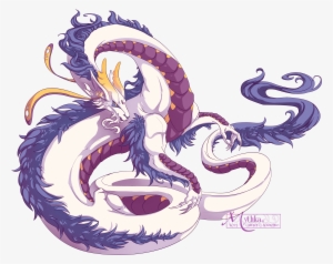 Mythka White Lung Dragon - White And Purple Dragon #277508