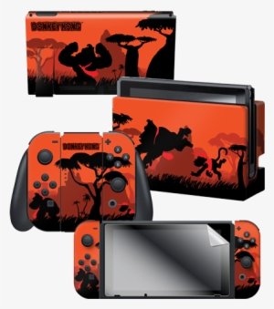 Cg - Switch - Donkey Kong - Savannah Silhouette - Skins - Donkey Kong Switch Skin #278297