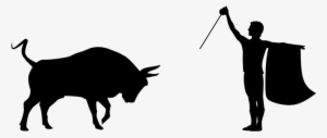 Adult Content Safesearch Matador, Bullfight, Bull, - Bull Silhouette #278425