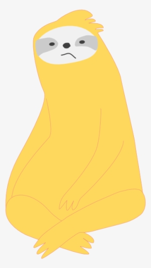 Mediocre Sloth Messages Sticker-2 - Sloth #279270