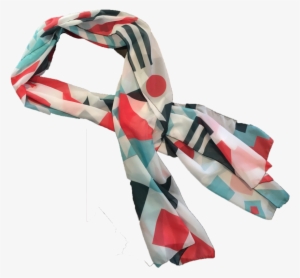 Geometric Sheer Poly Scarf #279318