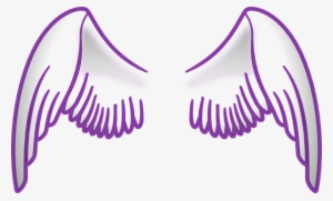 Wings Clipart Lavender - Purple Angel Wings Png #279439