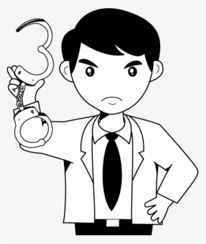 Handcuffs Clipart - Police With Handcuffs Clip Art #279504