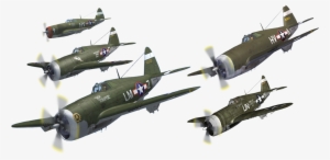 Jet Fighter Clipart Jetplane - Avion Segunda Guerra Mundial Png #279941