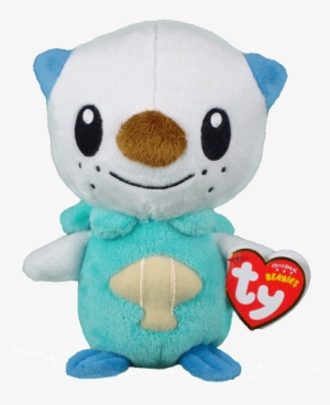 Pokemon Soft Toy - Ty Pokemon Beanie - Oshawott #2700091
