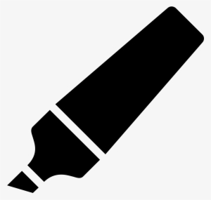 Pisak Marker Icon - Highlighter Pen Clip Art #2701541