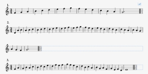 Example With Breaks And Frames - Sheet Music #2702163