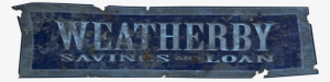 Fo4 Weatherby Saving & Loan Logo - Memorial #2702629