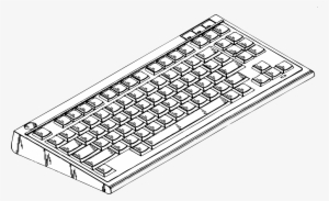 Printable Coloring Pages Of Computer Parts With Master - Computer Keyboard Clipart #2703128