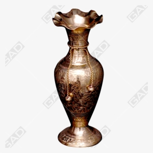 Flower Vase Tie Jasmine Gold Polished - Vase #2703425