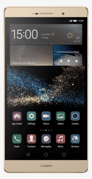 Free Png Golden Whide Huawai Smartphone Png Images - Huawei P8 Max #2703706