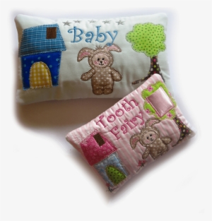 Bunny Onesy Tooth Fairy Pillow And Appliques In The - Appliqué #2703766