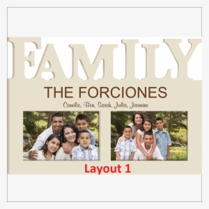 Family Photo Frame - Personalized Ivory Family 4x6 Picture Frame #2703989