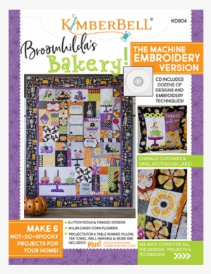 Broomhilda's Bakery Embroidery Cd And Book - Kimberbell Broomhilda's Bakery #2704140