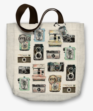 Cameras Canvas Tote Bag - Molly And Rex World Jetsetter Vintage Camera Bungee #2704822
