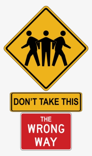 Wrong Way Sign #2704851 Wrong Way Sign #2704851