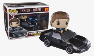 Knight Rider Michael Knight With Kitt Pop Rides Vinyl - Knight Rider Funko Pop #2705200