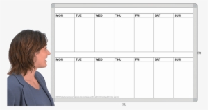 Graphic Freeuse Download Transparent Calendars Two - 2 Week Whiteboard Calendar #2705232