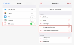 Figure 3 After Enabling Calendars For Icloud, Localcalendarwithevents - Photography #2705238