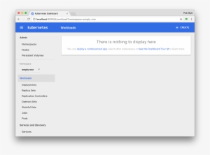 Kubernetes Dashboard Welcome Page - Unread Message Ux #2705521