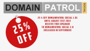 Domainpatrol Social Summer Offer - Sale Tag Png 0 #2706063