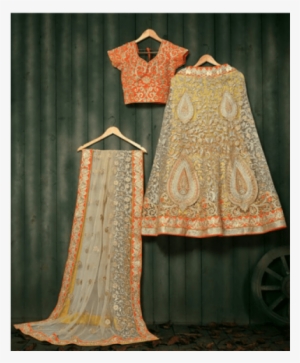 Blue Plain Designer Lehenga - Lehenga #2706815