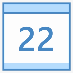 Calendar 22 Icon - Calendar Number 22 #2707073
