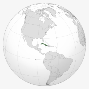Location Of The Cuba In The World Map - Ubicacion De Cuba En El Mundo #2707881