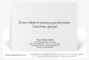 Happy Birthday To Your House Realtor Cards - My Birthday Realtor Cards #2708442