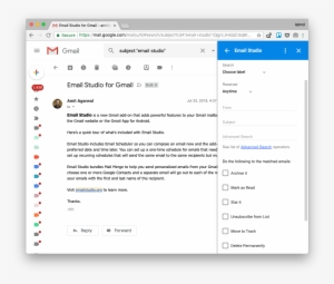 Studio For Mail Merge Send Later Auto - Email Studio Gmail #2708968