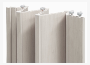 Pillar 850 X 1970mm White Oak Pvc Wanaka Concertina - San Marino Concertina Doors #2709382