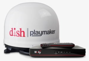 Dish Playmaker And Wally For Rv - Winegard Dish Dual Playmaker Satellite Antenna-white #2710118