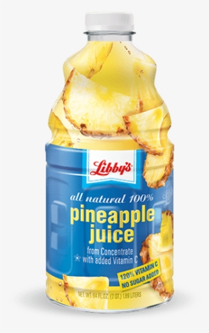 Pineapple - Libby's 100% Pineapple Juice - 64 Fl Oz Bottle #2710663