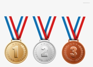 Gold Silver And Bronze Medals Png Transparent Image - Gold Silver Bronze Medal Png #2710797