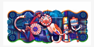 Google Celebrated India's 69th Indian Republic Day - India Republic Day 2018 Google Doodle #2711104
