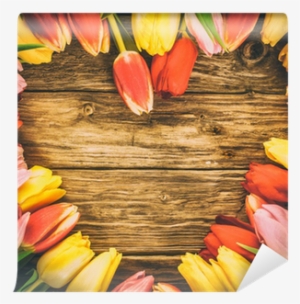 Personalized Tulip Flowers Wall Clock For Mom #2711400