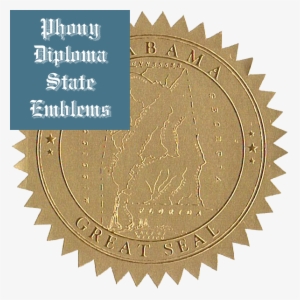 Phony Diploma Gold Foil State Seals And Emblems - Young Living Convention 2019 #2711540
