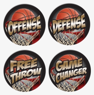 Full Color Basketball Award Decals - Skateboarding #2712111