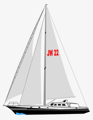 Sailboat - Sailing Yacht Clip Art #2712967