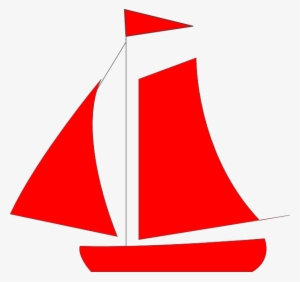 Red Sail Boat Clip Art At Clker - Clip Art #2712994
