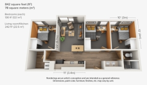 Av 3 Bed - 130 Square Meter House Plan #2713246
