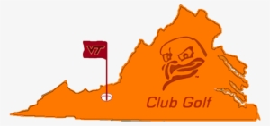 Vt Club Golf - Virginia State Clip Art #2713653