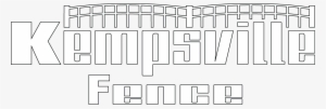 Kempsville Fence Logo - Black-and-white #2714664