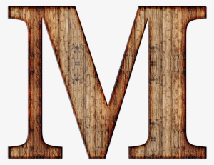 Download - Letter M Wood Png #2716193