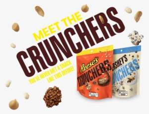 New Hershey's Cookies N' Crème Crunchers & Reese's - Hershey Cookies And Creme Crunchers #2717175